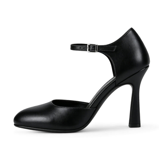 Pointed Toe Buckle Strap Stiletto Pumps - Onlymaker Best Seller