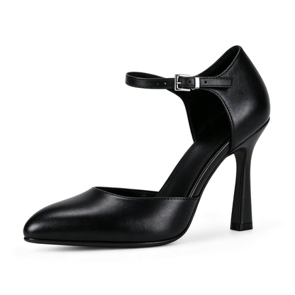Pointed Toe Buckle Strap Stiletto Pumps - Onlymaker Best Seller