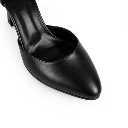 Pointed Toe Buckle Strap Stiletto Pumps - Onlymaker Best Seller
