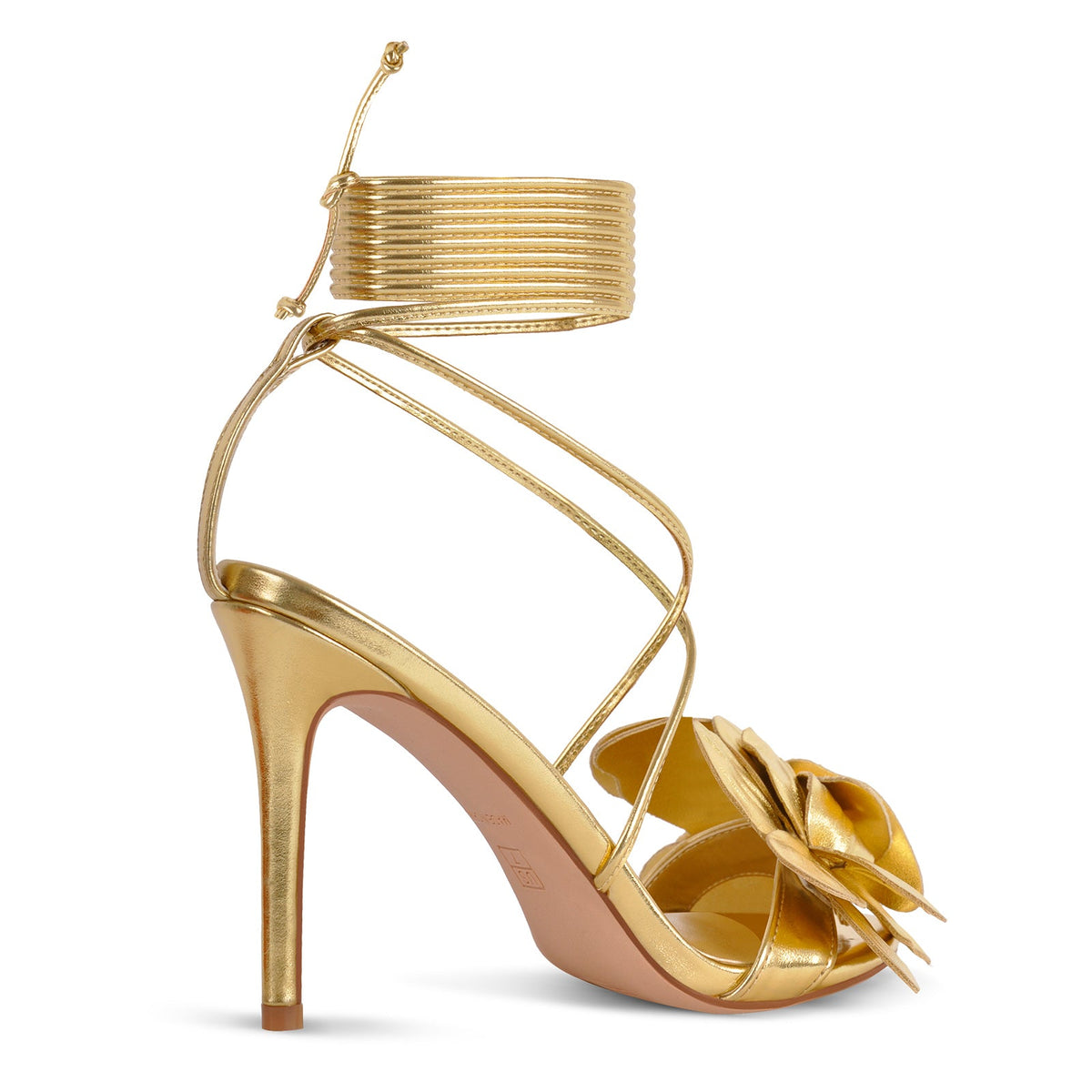 Round Toe Flower Cross Lace-up Sandals - Onlymaker Best Price