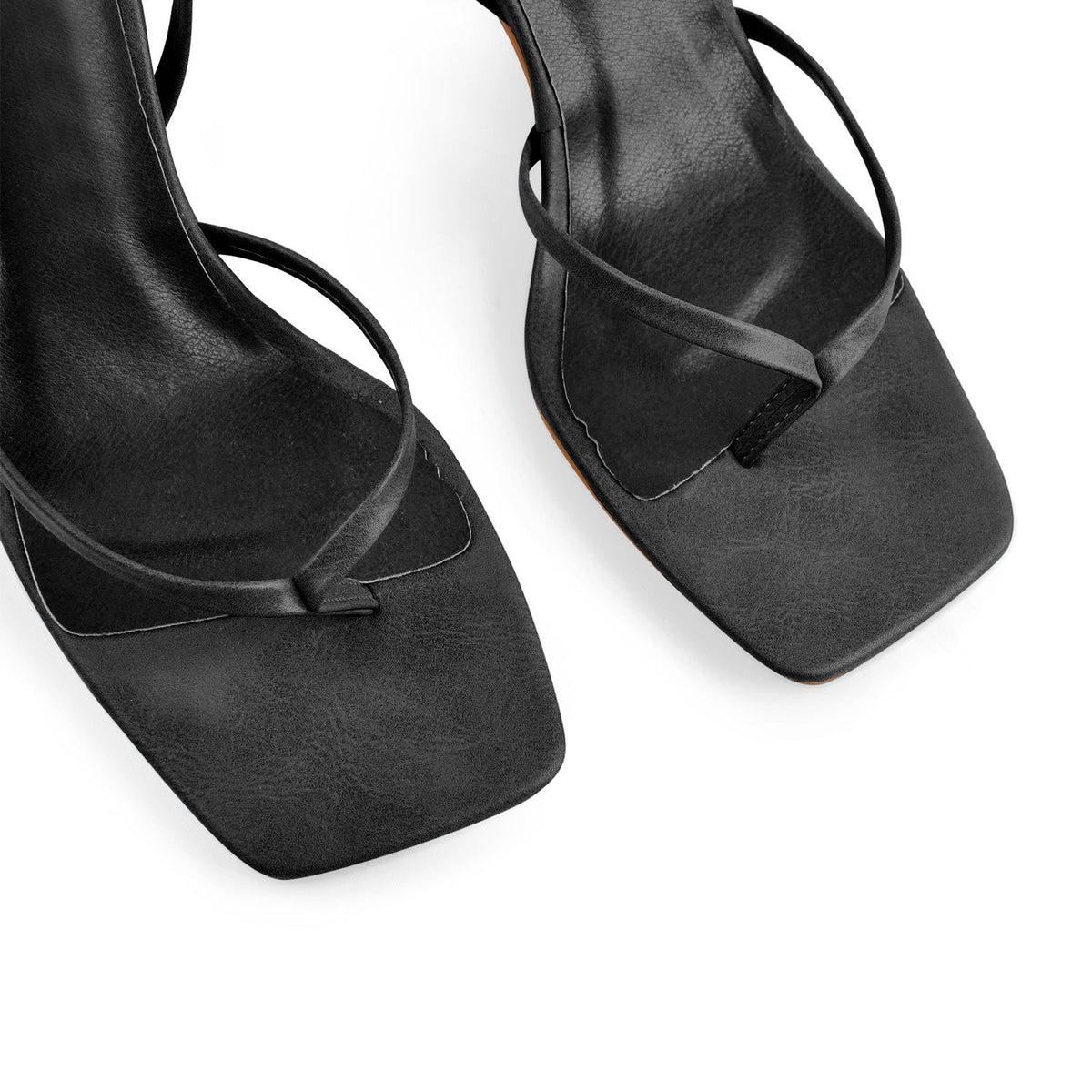 Flip Flop Thong Square Toe Lace Up Sandals - Onlymaker Deals