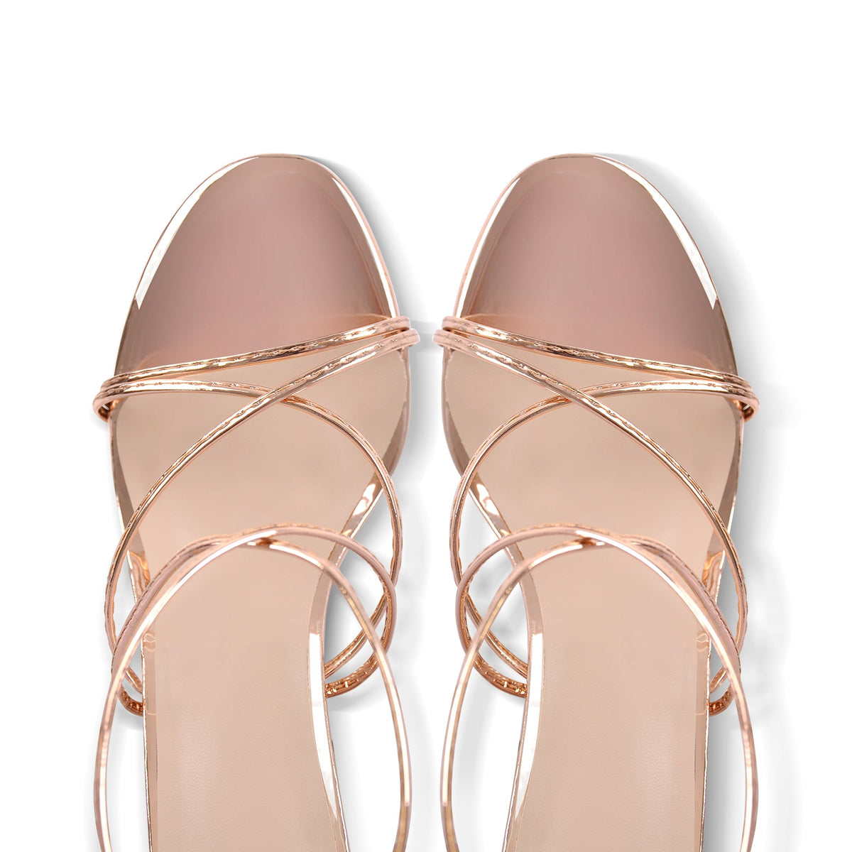 Open Toe Lace-up Chunky Sandals - Onlymaker Exclusive