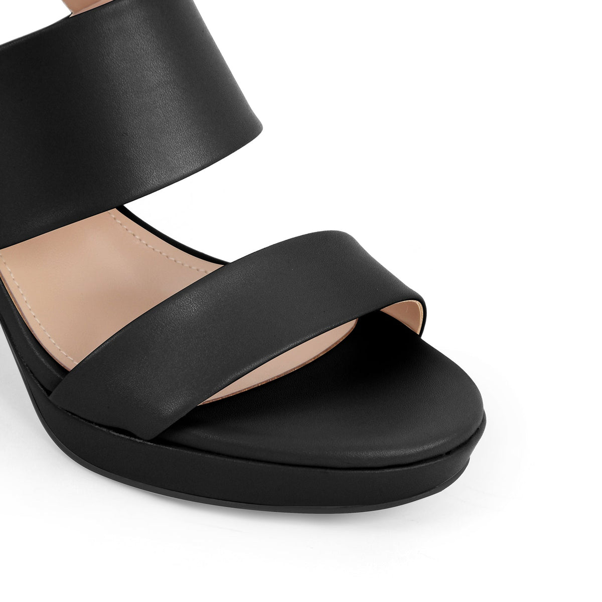 Platform Buckle Strap Chunky Heel Sandals - Onlymaker Recommended
