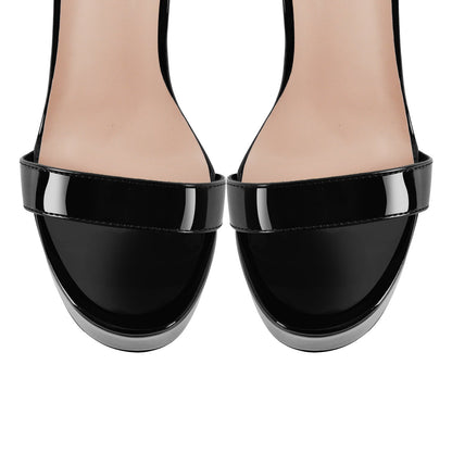 Platform Rivet Ankle Strap Stiletto Sandals - Onlymaker Customer Favorite