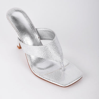 Square Toe Rhinestone Flip Flops Sandals - Onlymaker Signature