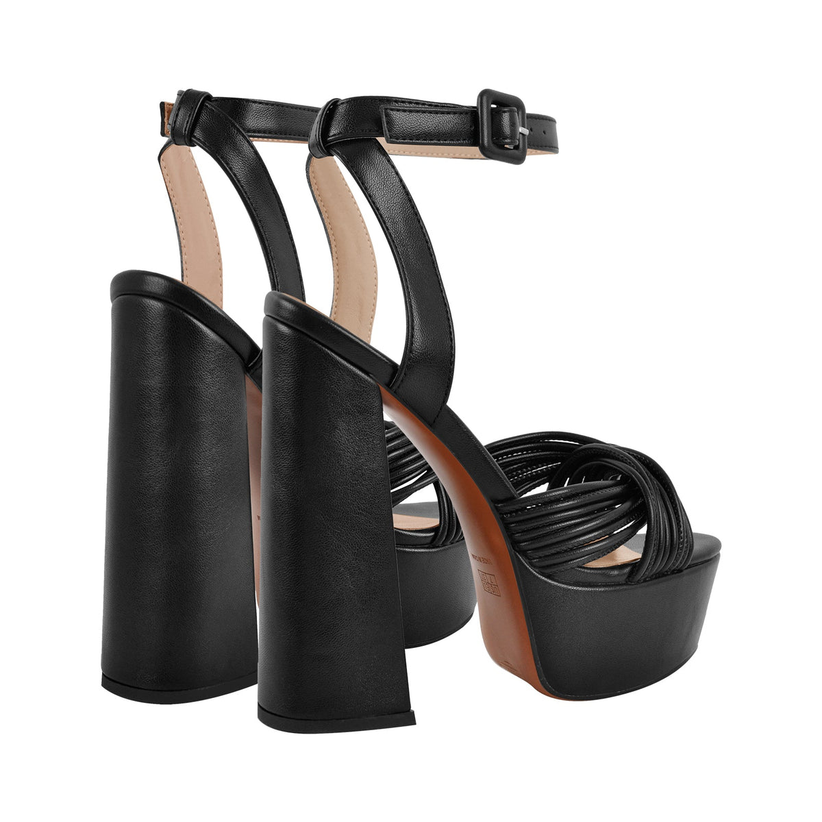 Platform Chunky Heel Ankle Strap Sandals - Onlymaker Discount