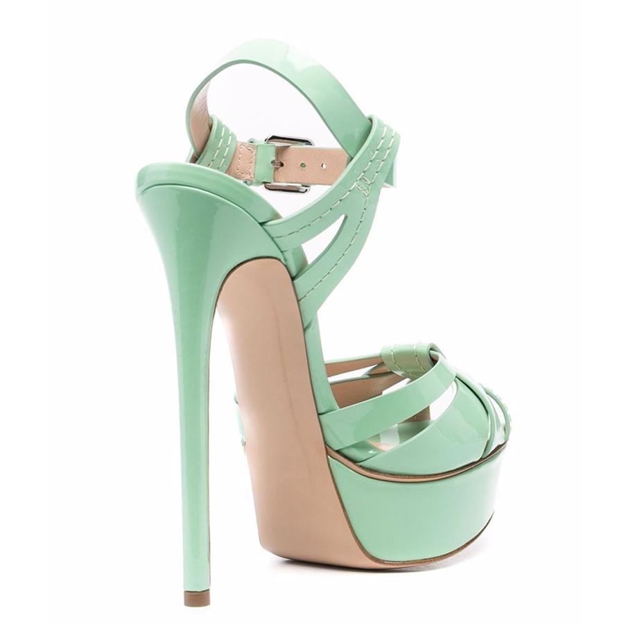 Peep Toe Platform Buckle Strap Sandals - Onlymaker Special Offer