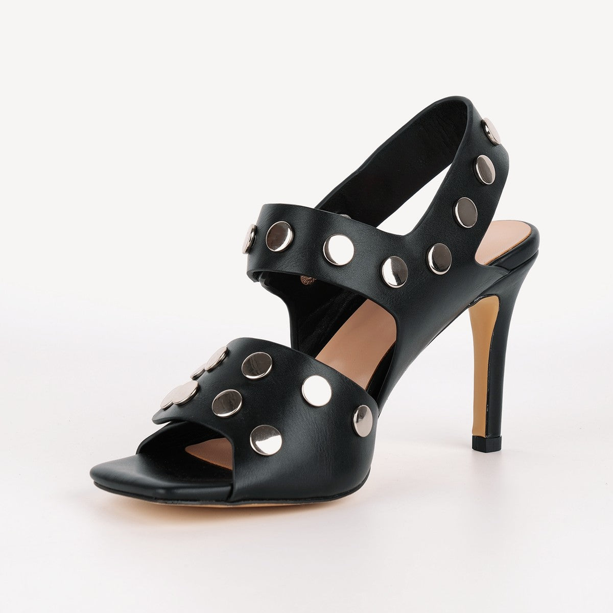 Square Toe Rivet Buckle Strap Sandals - Onlymaker Trusted