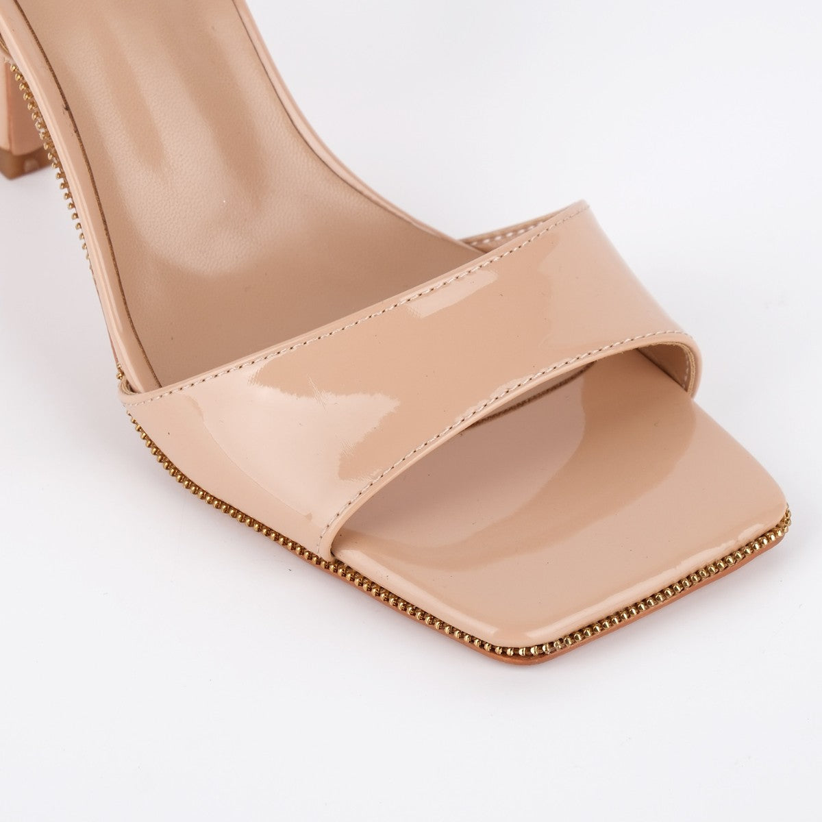 Square Toe Zipper Edge Trim Ankle Strap Sandals - Onlymaker Hot Sale