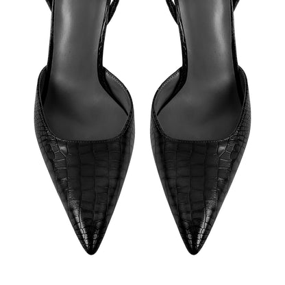 Pointed Toe Stiletto Ankle Strap Pumps - Onlymaker Latest
