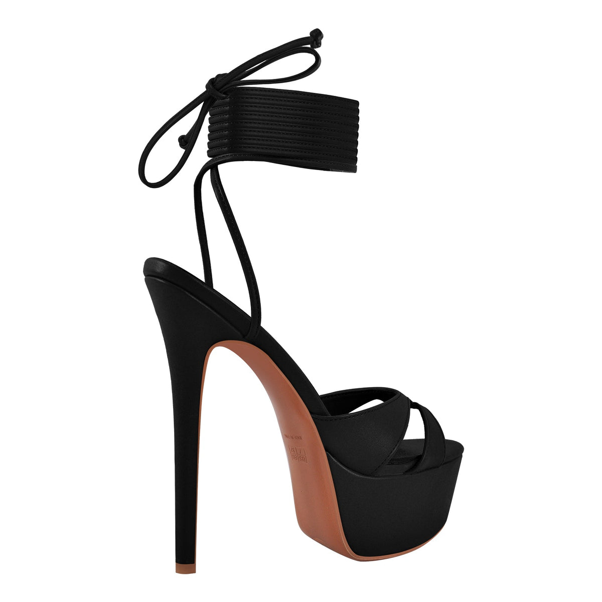 Platform Lace-up High Heel Sandals - Onlymaker Value