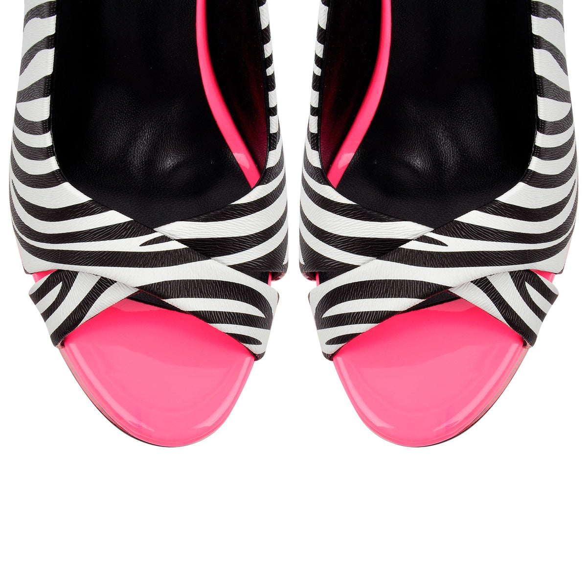 Peep Toe Platform Slingback Stiletto Sandals - Onlymaker Premium