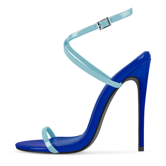 Round Toe Criss Cross Straps Sandals - Onlymaker Recommended