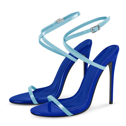Round Toe Criss Cross Straps Sandals - Onlymaker Recommended