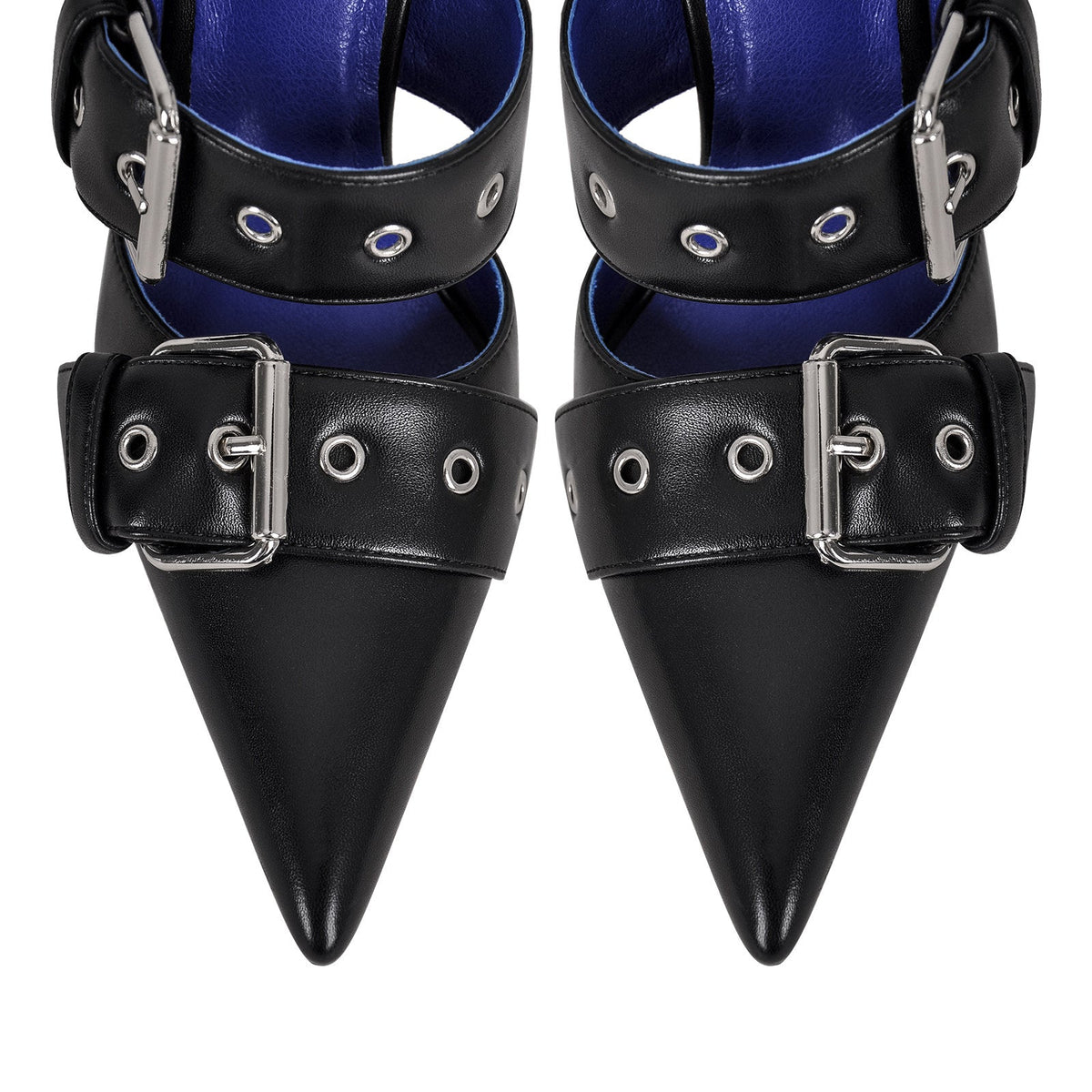Pointed Toe Ankle Buckle Strap High Heels Pumps - Onlymaker Customer Favorite