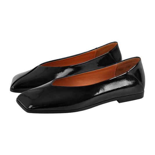 Square Toe Slip-on Flats - Onlymaker Trending