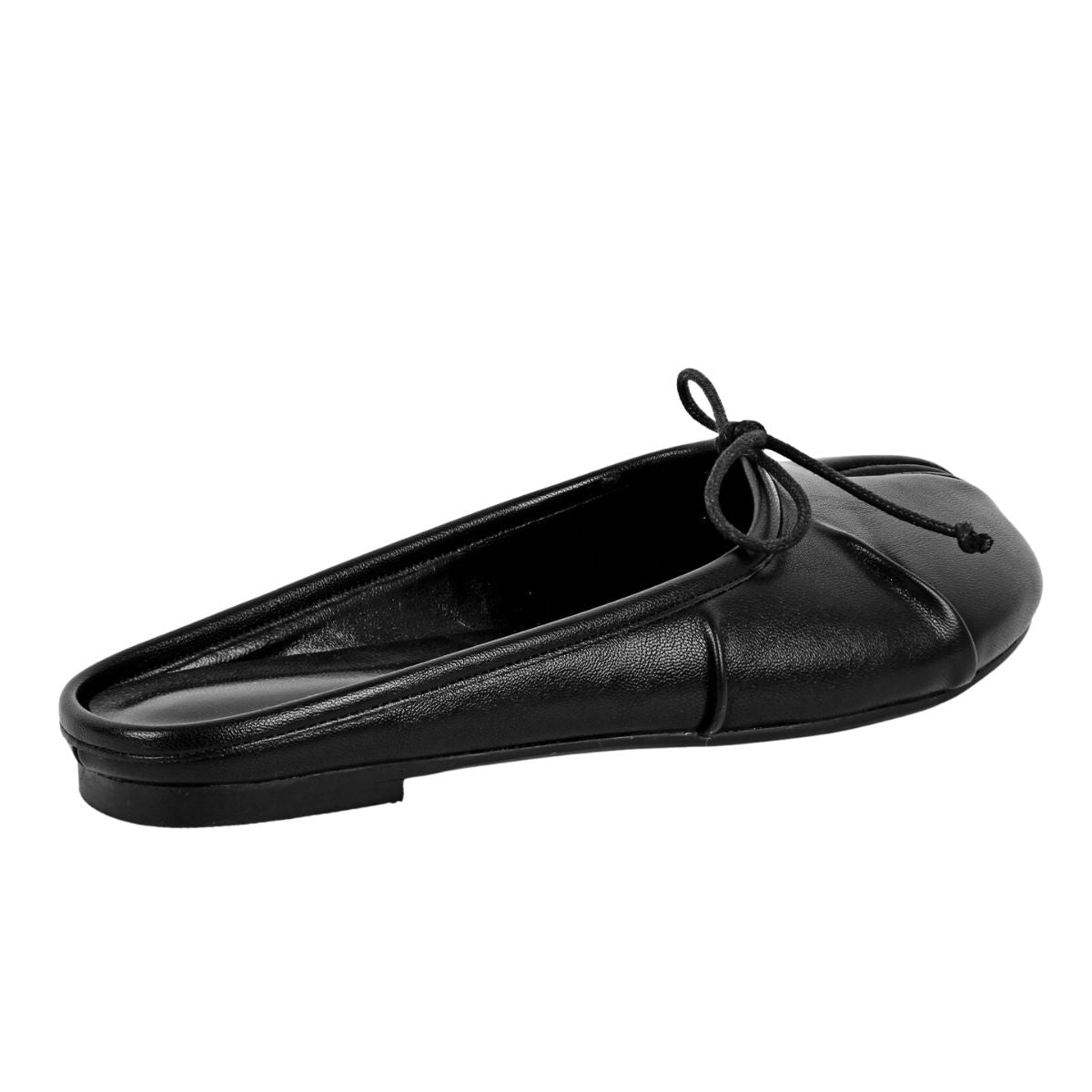 Bow Round Toe Tabi Mule Flats - Onlymaker Smart Buy