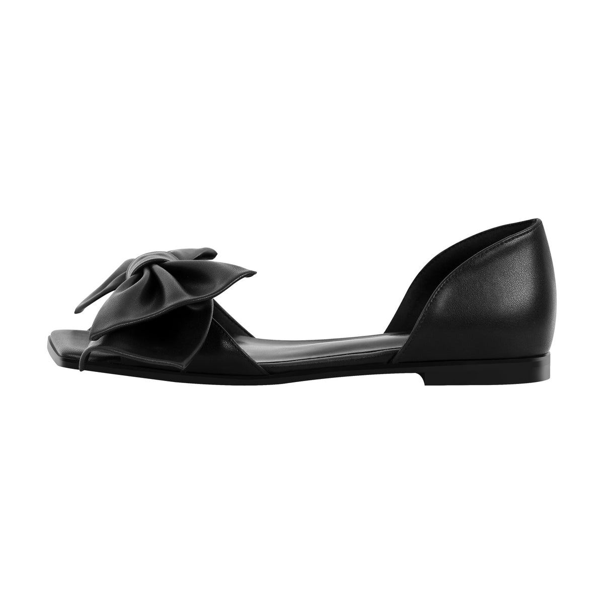 Bow Square Toe Flats - Onlymaker Hot Sale