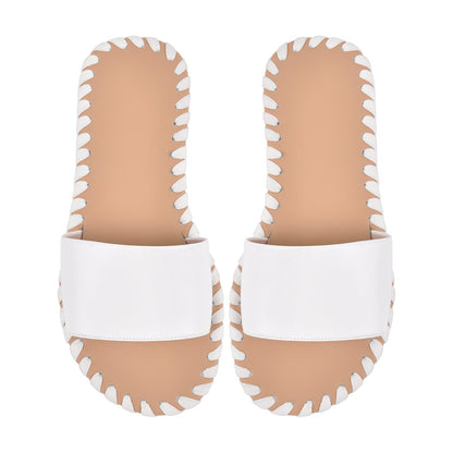 Round Toe Stitch Sandals Flats - Onlymaker Latest
